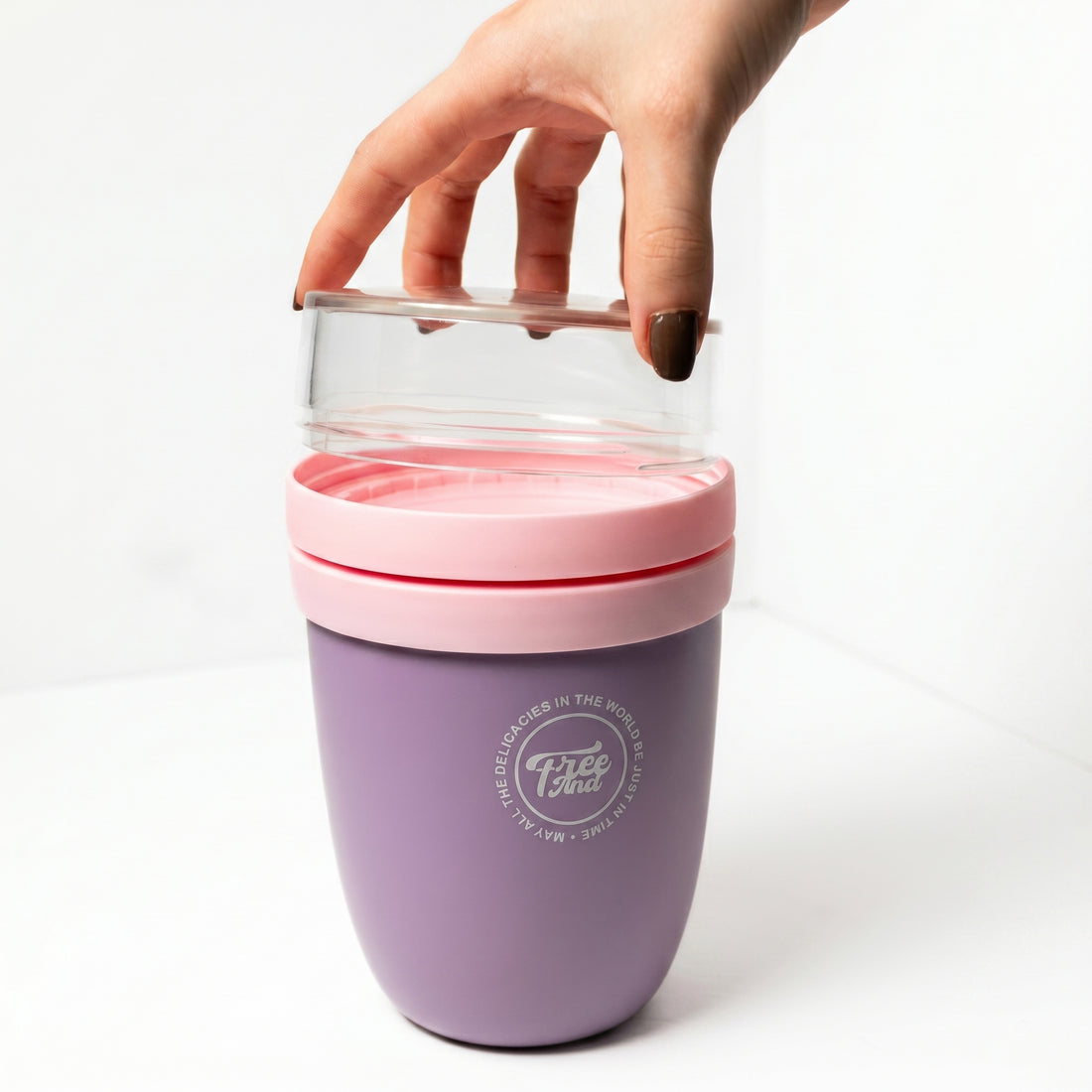 Envase Plastico Para Yogurt Y Cereal En Colores Divertidos Yoyoso