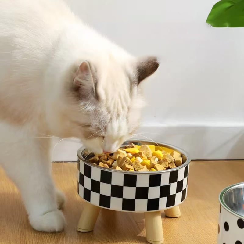 PLATO PARA MASCOTAS DE ACERO INOXIDABLE - CUADROS