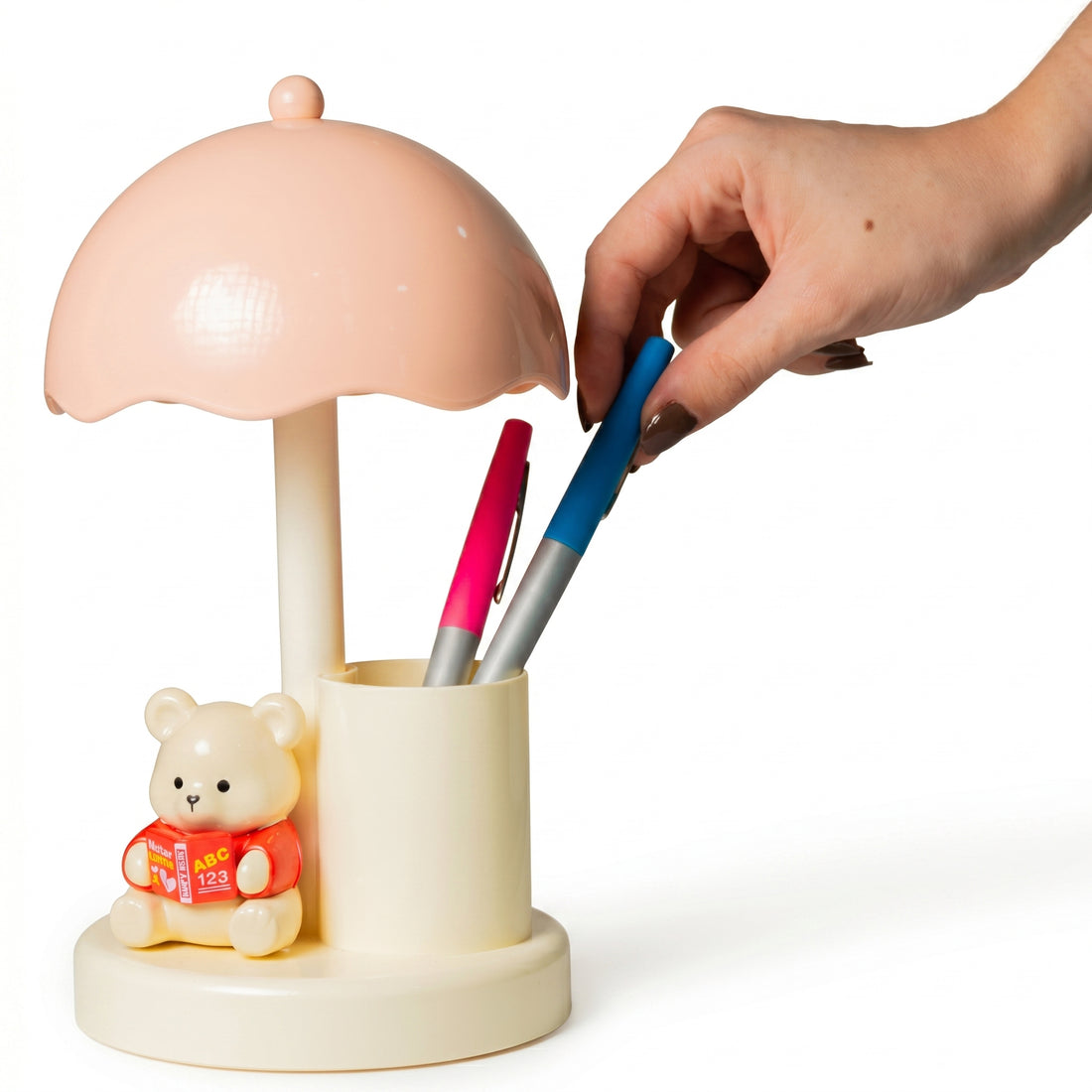 Lampara De Osito Con Porta Lapices Yoyoso