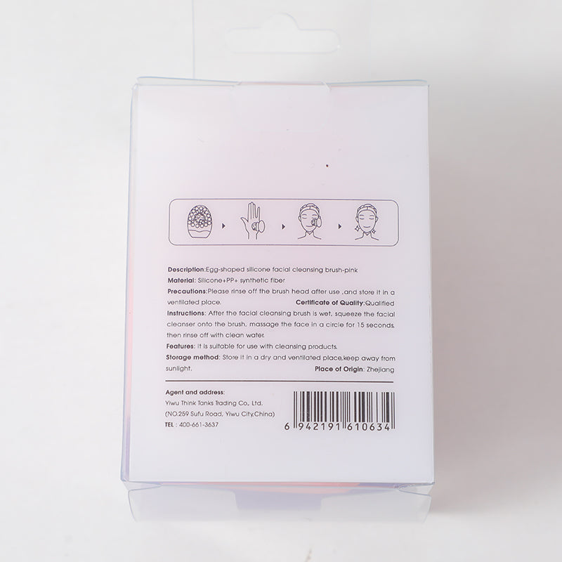 Cepillo De Limpieza Facial Rosado