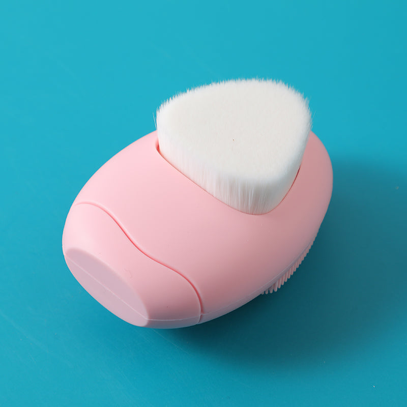 Cepillo De Limpieza Facial Rosado