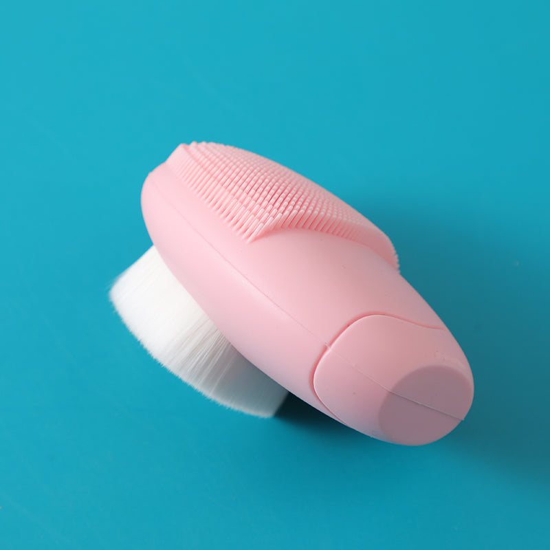 Cepillo De Limpieza Facial Rosado