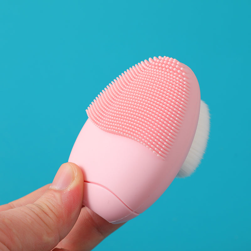 Cepillo De Limpieza Facial Rosado