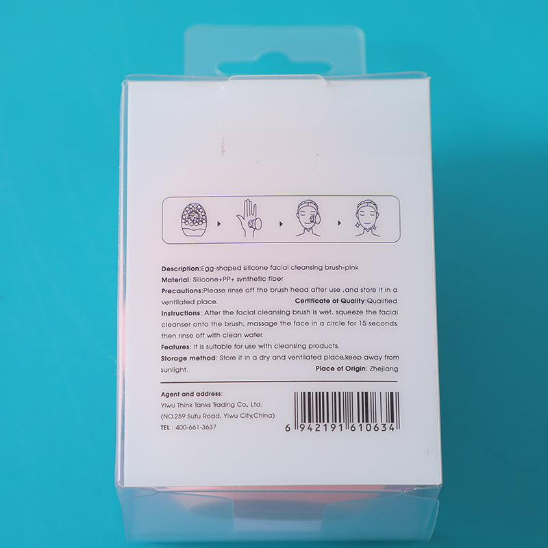 Cepillo De Limpieza Facial Rosado