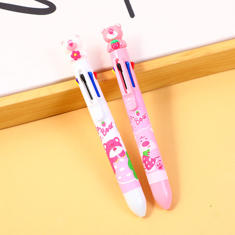 BOLIGRAFO DE OSO CON 8 COLORES