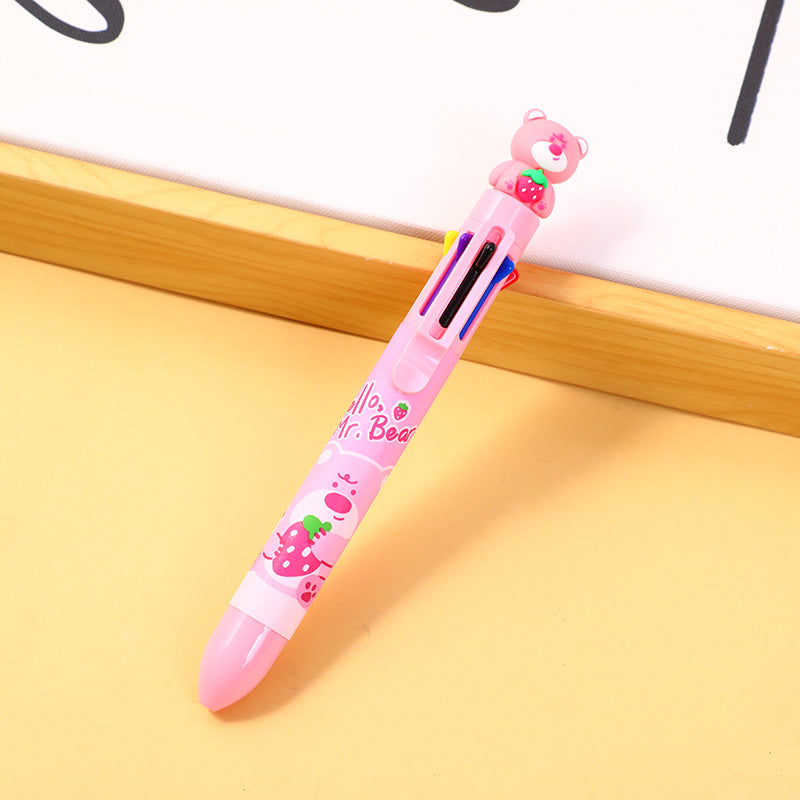 BOLIGRAFO DE OSO CON 8 COLORES