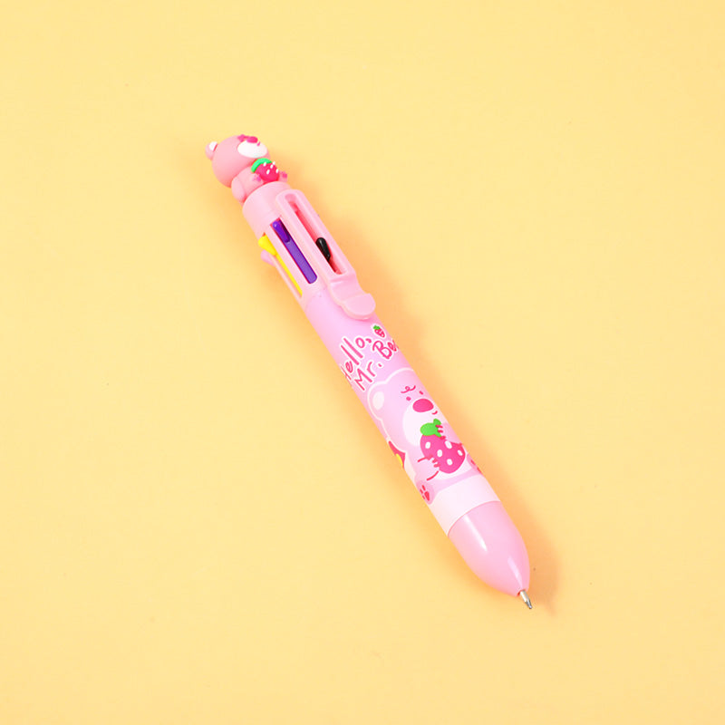 BOLIGRAFO DE OSO CON 8 COLORES