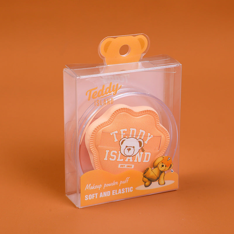 ESPONJA EN FORMA DE PATA - TEDDY ISLAND - NARANJA