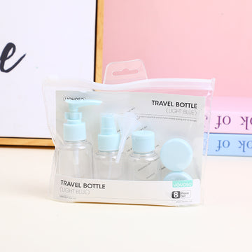 SET DE FRASCO DE VIAJE - AZUL - 8UND