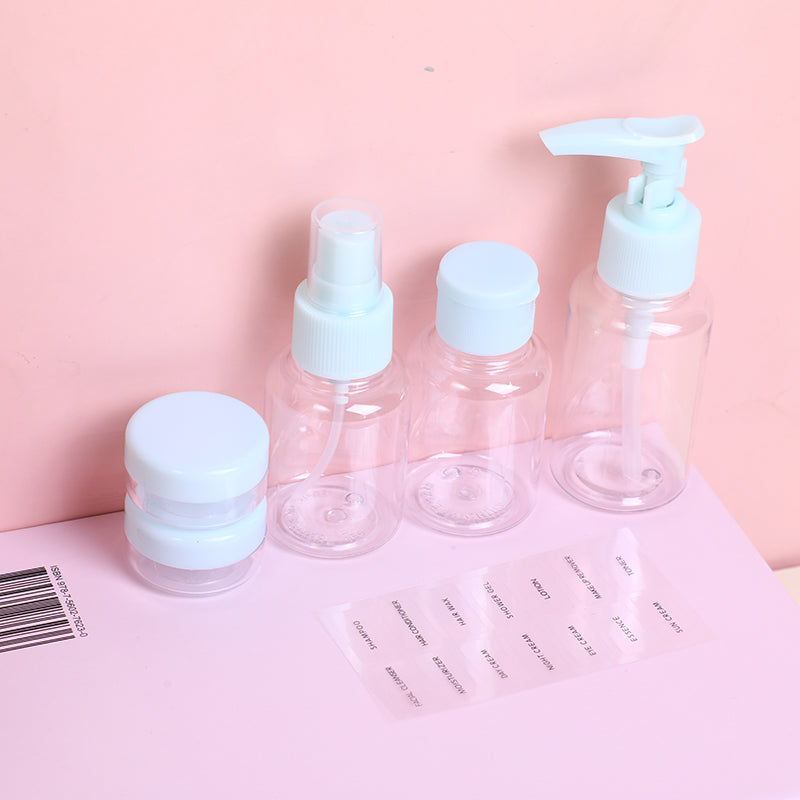 SET DE FRASCO DE VIAJE - AZUL - 8UND