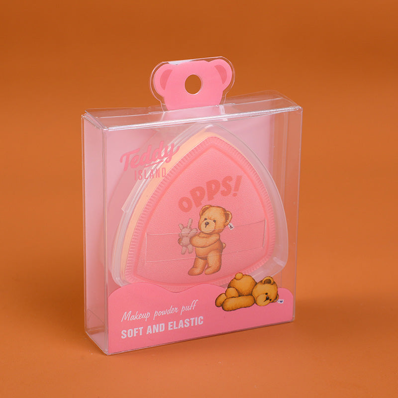 ESPONJA TEDDY ISLAND CON ESTUCHE - ROSADA