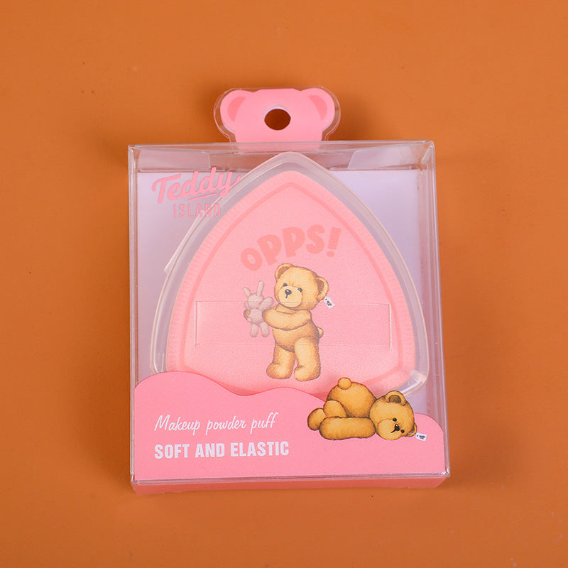 ESPONJA TEDDY ISLAND CON ESTUCHE - ROSADA
