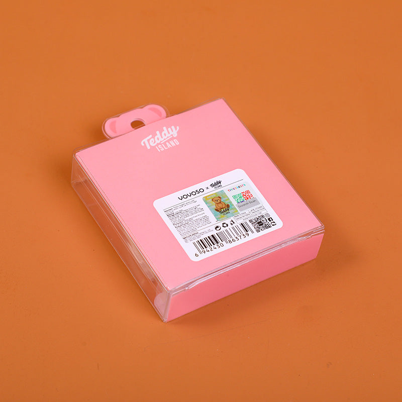 ESPONJA TEDDY ISLAND CON ESTUCHE - ROSADA