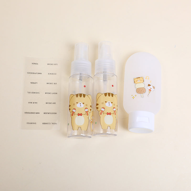 SET DE FRASCOS DE VIAJE - GATO - 3UND