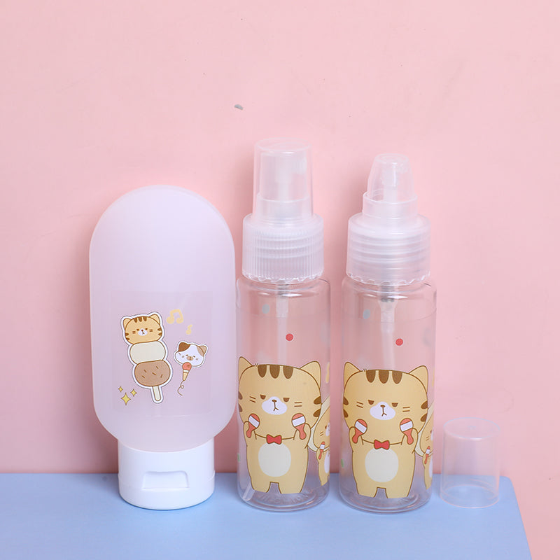 SET DE FRASCOS DE VIAJE - GATO - 3UND