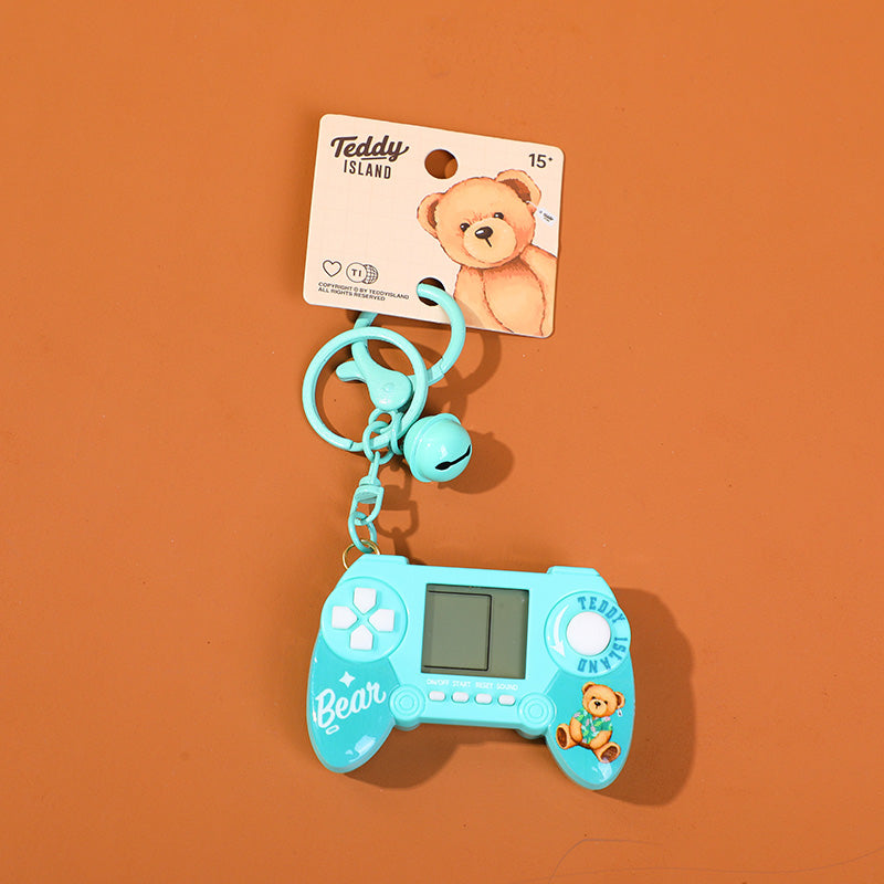 LLAVERO CONSOLA DE JUEGOS - TEDDY ISLAND - AZUL