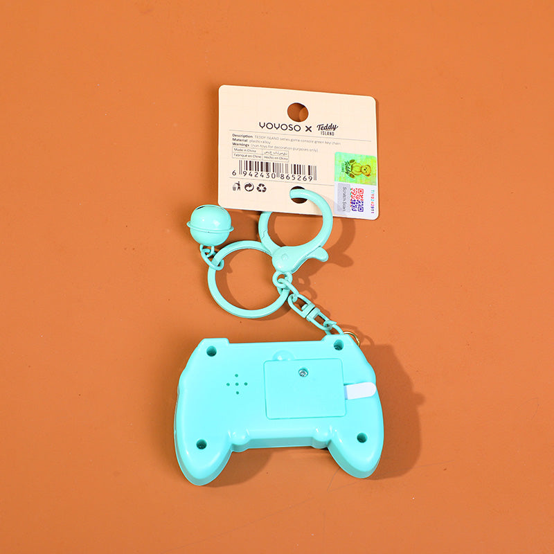 LLAVERO CONSOLA DE JUEGOS - TEDDY ISLAND - AZUL