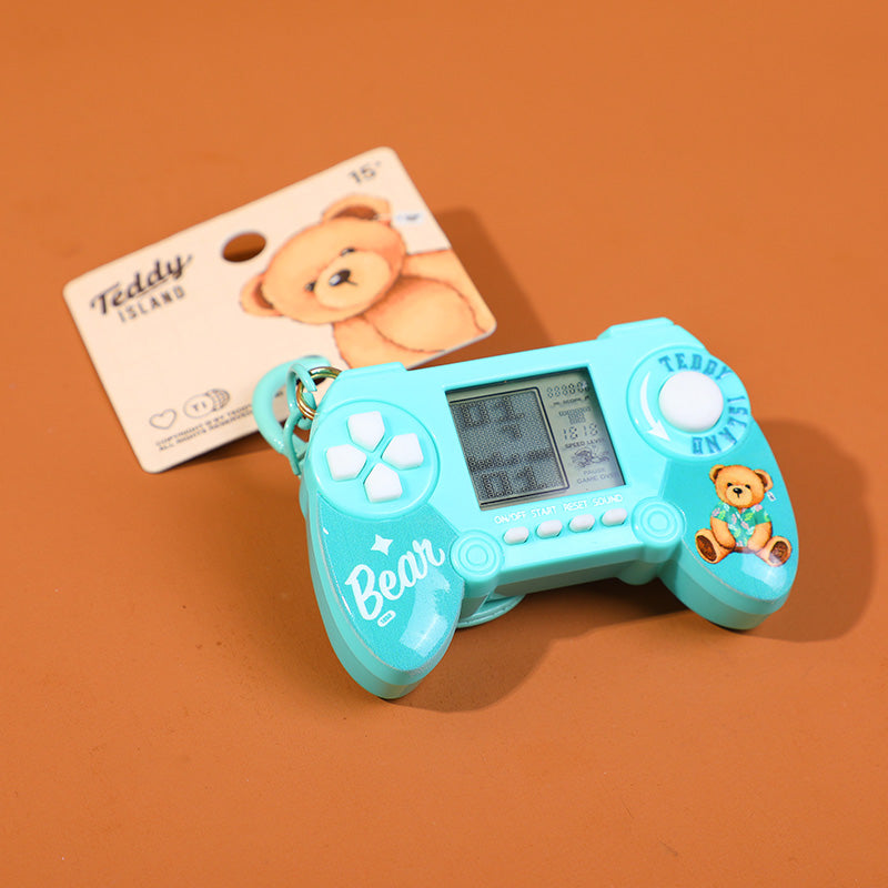 LLAVERO CONSOLA DE JUEGOS - TEDDY ISLAND - AZUL