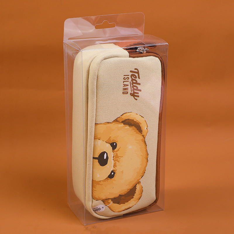 CARTUCHERA DOBLE ZIPPER - TEDDY ISLAND 2