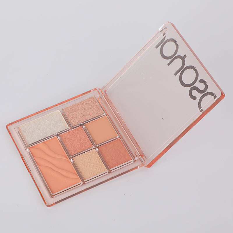 PALETA DE SOMBRAS 7 COLORES - DURAZNO