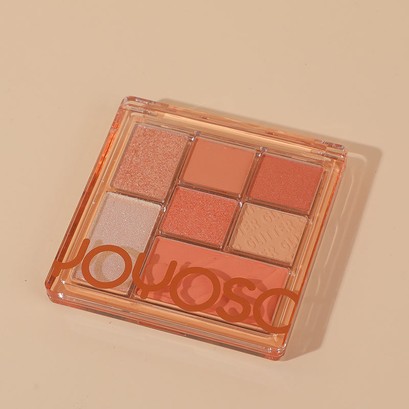 PALETA DE SOMBRAS 7 COLORES - DURAZNO