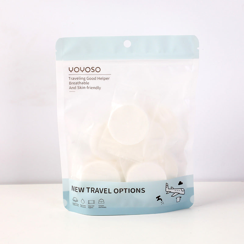 TOALLAS DESECHABLES REDONDAS COMPRIMIDAS - 10 UND