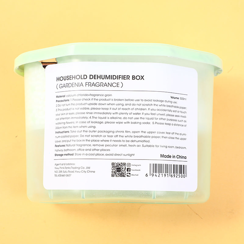 CAJA DE DESHUMIDIFICACIÓN DOMÉSTICA CON OLOR GARDENIA- 2UND