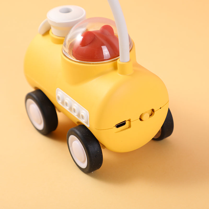 LAMPARA DE ESCRITORIO CON SACAPUNTAS - AMARILLA