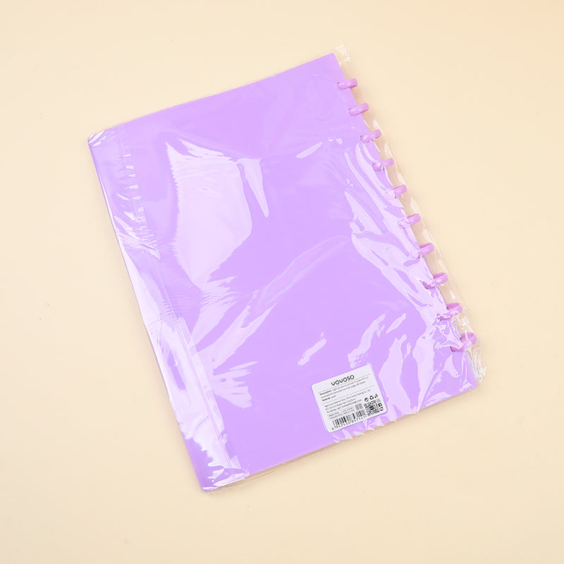 CUADERNO A4 ARGOLLADO -MORADO