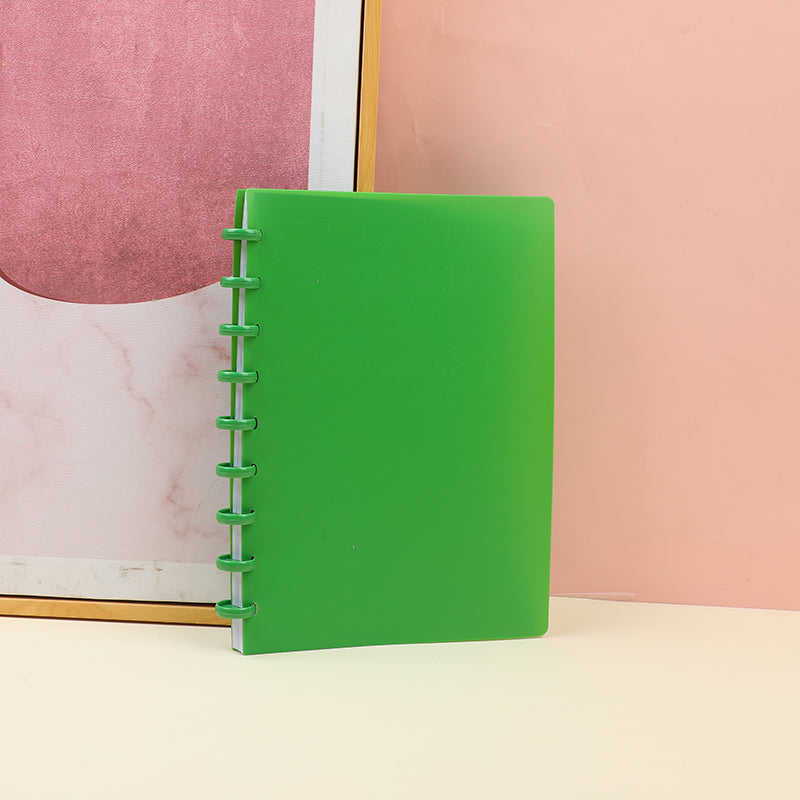 CUADERNO B5 ARGOLLADO -VERDE