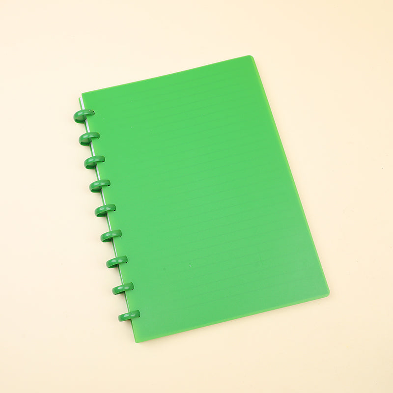 CUADERNO B5 ARGOLLADO -VERDE