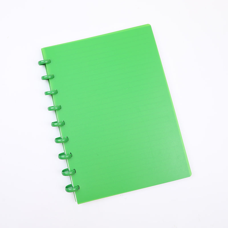 CUADERNO B5 ARGOLLADO -VERDE