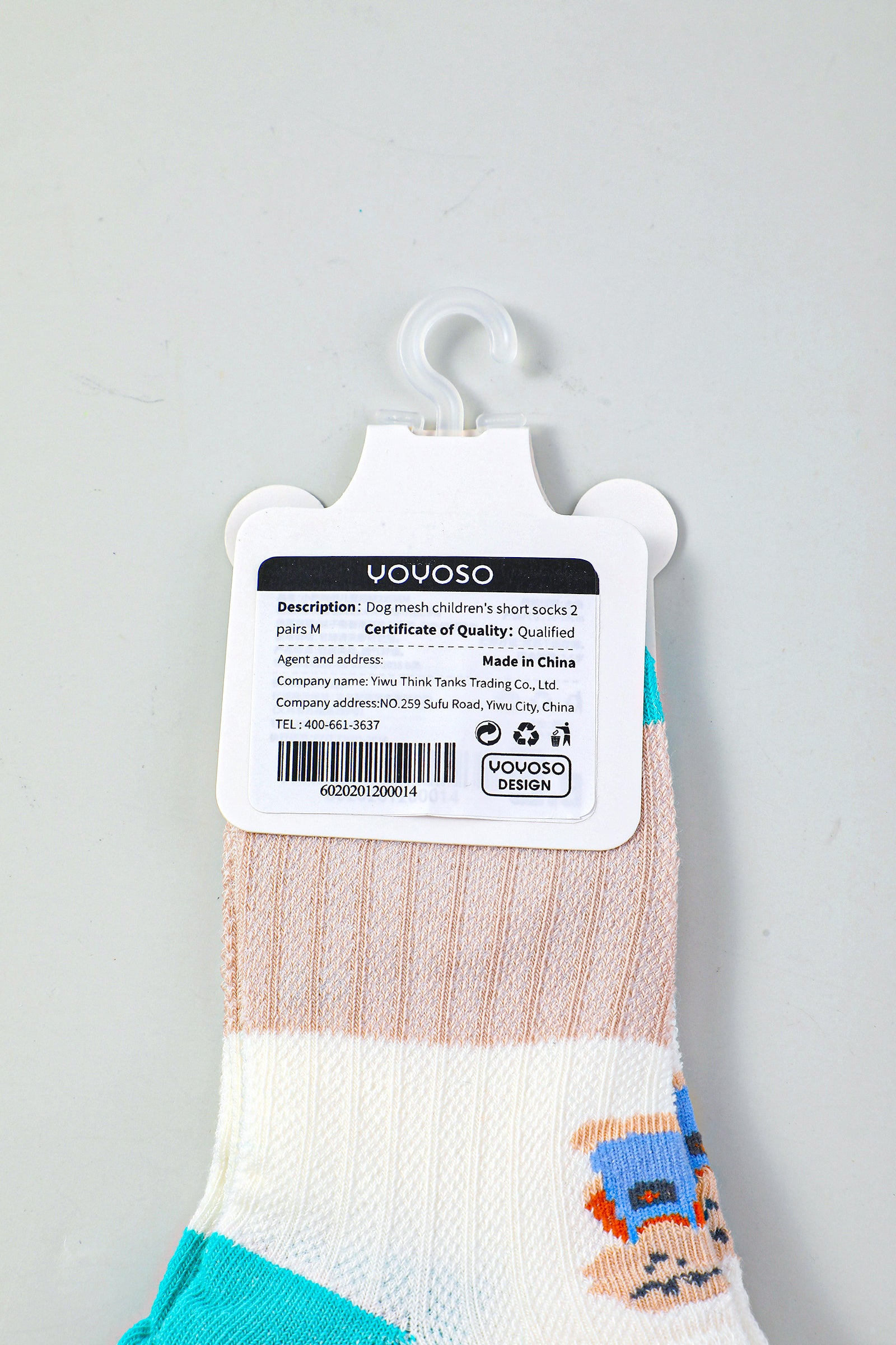 Medias De Niños De Perro 2 Pares M