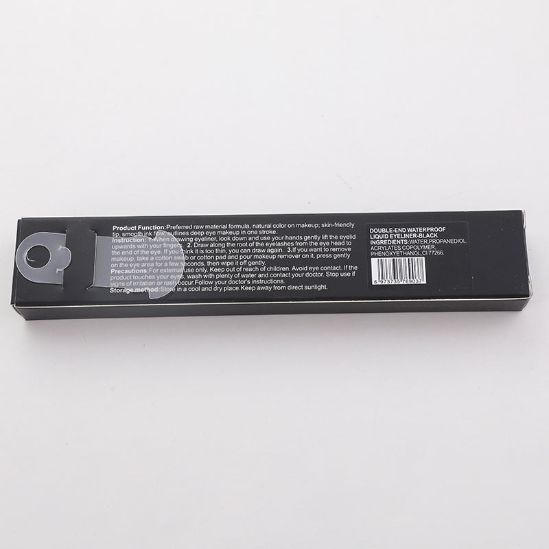 DELINEADOR DOBLE PUNTA - NEGRO