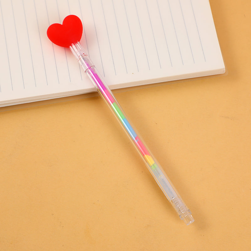 BOLIGRAFO DE COLORES - CORAZON