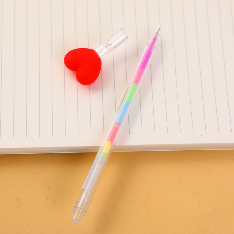 BOLIGRAFO DE COLORES - CORAZON