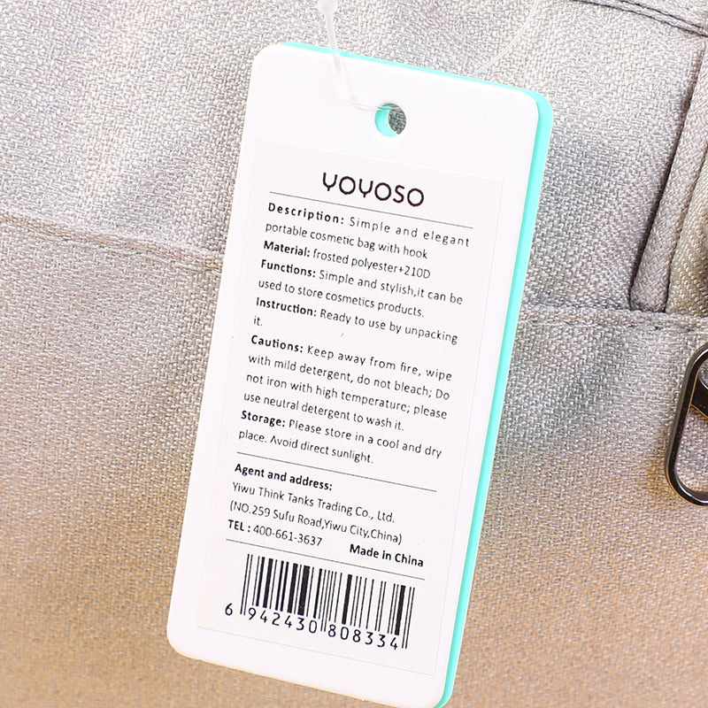 NECESER CON GANCHO - GRIS