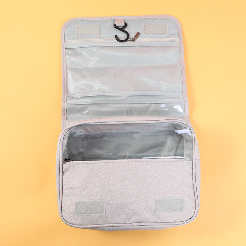 Neceser de Viaje Colgante con Múltiples Compartimentos y Gancho Organizador Yoyoso