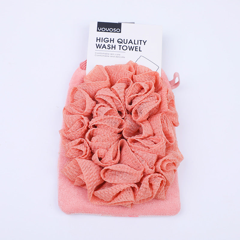 ESPONJA DE BAÑO - DURAZNO