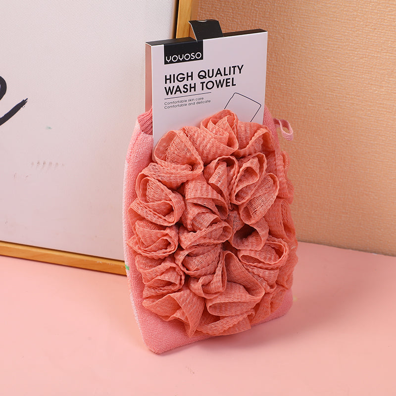 ESPONJA DE BAÑO - DURAZNO