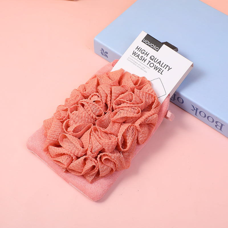 ESPONJA DE BAÑO - DURAZNO