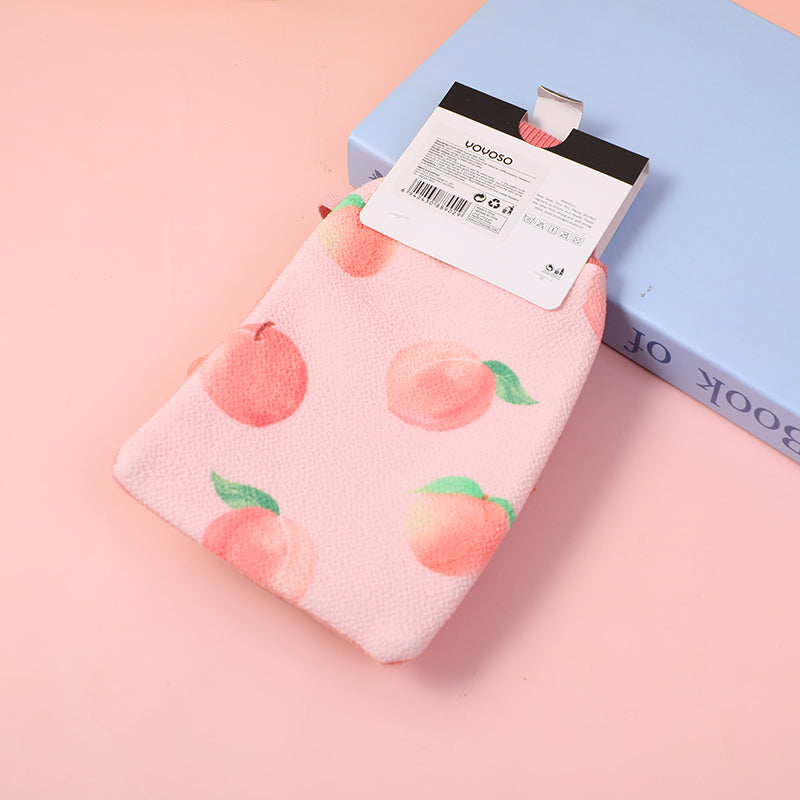 ESPONJA DE BAÑO - DURAZNO