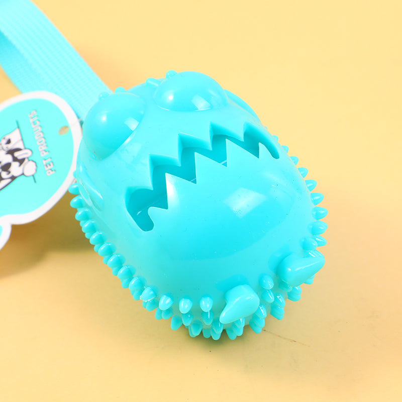 JUGUETE PARA MASCOTA - MONSTRO CON ESPACIO PARA COMIDA