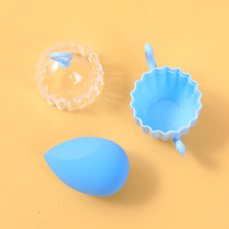 ESPONJA DE MAQUILLAJE - CACTUS - AZUL