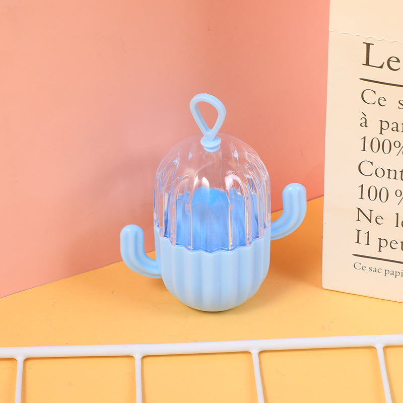 ESPONJA DE MAQUILLAJE - CACTUS - AZUL