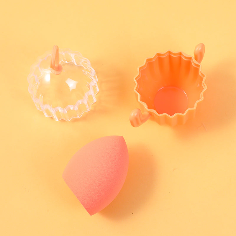 ESPONJA DE MAQUILLAJE - NARANJA