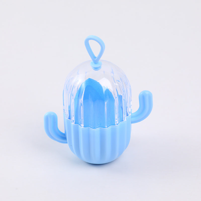 ESPONJA DE MAQUILLAJE - CACTUS - AZUL