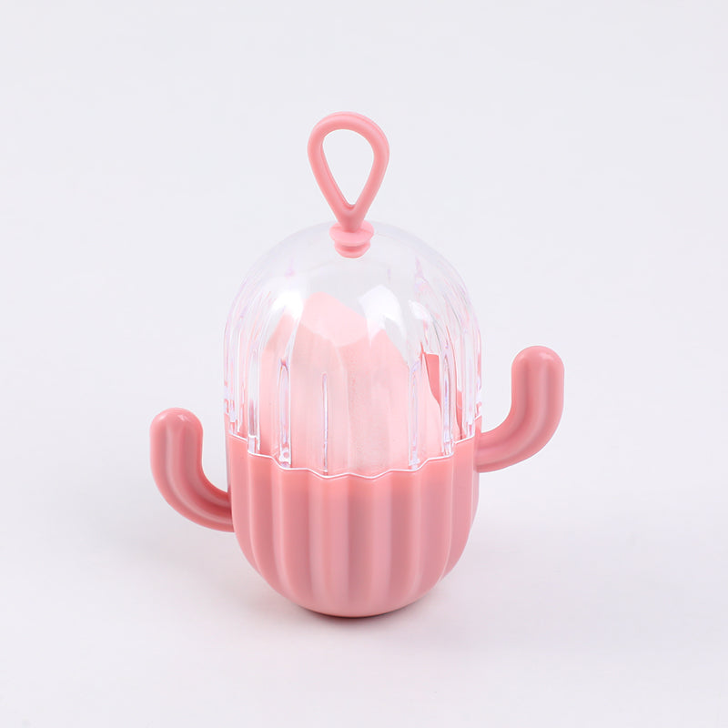 ESPONJA DE MAQUILLAJE - CACTUS - ROSADO