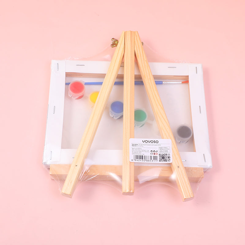 SET DE LIENZO Y PINTURAS 15*20 - AVION