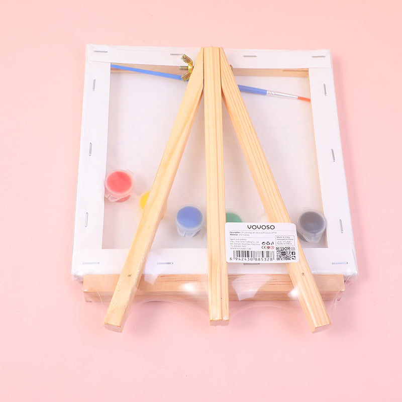 SET DE LIENZO Y PINTURAS 20*20 - ROBOT